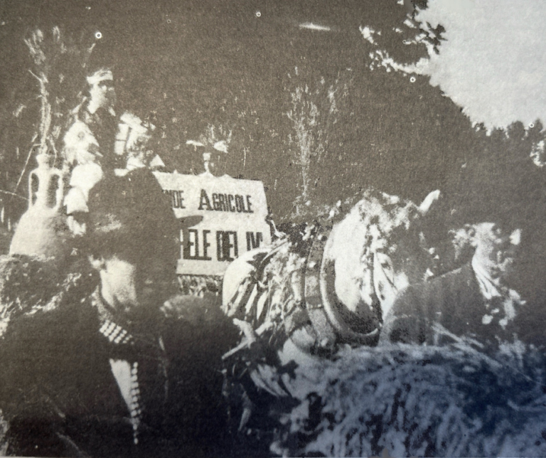 Festa della Trebbiatura negli anni '30.